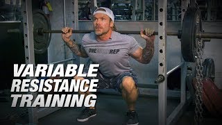 Chains amp Resistance Bands with Squats  Variable Resistance Training VRT  ATT [upl. by Jenelle]