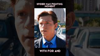 SpiderMan fighting moment mcuzone marvel peterparker copines [upl. by Brathwaite]