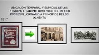 PRINCIPALES ACONTECIMIENTOS DEL MÉXICO POSREVOLUCIONARIO A PRINCIPIOS DE LOS OCHENTA [upl. by Navonoj]