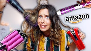 Werbung vs Realität Amazon LOCKEN TOOLS für FAULE testen Hair Hacks Haul [upl. by Cordalia]