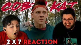 COBRA KAI 2x7 quotLullquot REACTION  SON FIRST TIME WATCHING [upl. by Enyar]