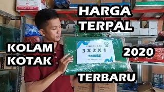 Harga Terpal Kolam Kotak dan Kolam Bulat  Kolam Bundar  HOBIKU Review [upl. by Lee]