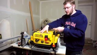 Dewalt DW735 Planer Review [upl. by Bethina]