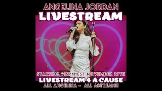 Angelina Jordan Dedicated Livestream 4 A Cause [upl. by Skoorb]