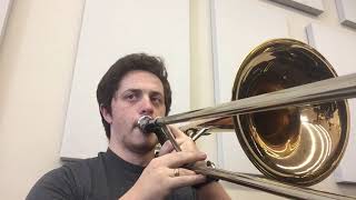 “Liberty Bell March” For Trombone Choir Bass Trombone POV [upl. by Enoch]