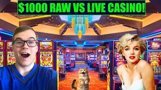 1000 RAW VS LIVE CASINO GAME MADNESS MAX WIN INCOMING [upl. by Glorianna]