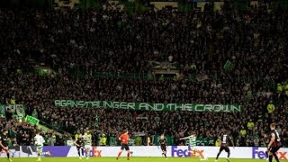 Against Hunger amp The Crown  Green Brigade  Fields Of Athenrye Celtic vs RB Leipzig [upl. by Iruj]