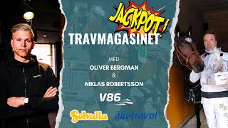 V86 Tips 155  ∣ Solvalla amp Åby  JACKPOT ∣ Travmagasinet med Bergman amp Robertsson [upl. by Auoy]