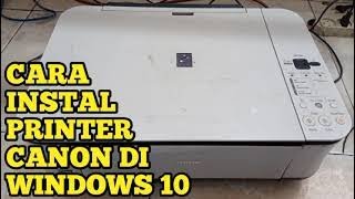 cara instal printer canon di windows 10 [upl. by Talyah945]