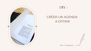 DIY  créer un agenda à offrir [upl. by Damiani]