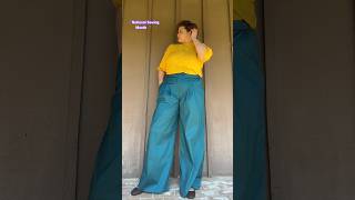 Sewing project Butterick 6973 sewing handmade nationalsewingmonth tall fallfashion [upl. by Bill]