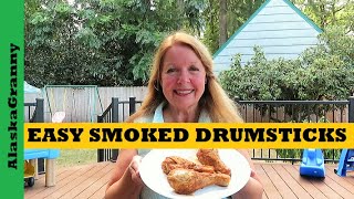 Easy Smoked Chicken DrumsticksDry Rub RecipeMasterbuilt Electric Smoker [upl. by Aiello899]