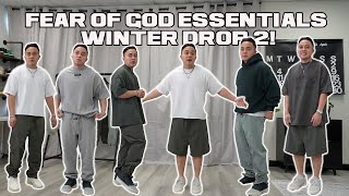 Fear of God Essentials Winter PART 2  A COMPREHENSIVE Styling Review [upl. by Tamer]