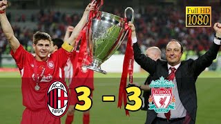 Milan vs Liverpool 3  3 Highlight amp Goals I UCL Final 2005 [upl. by Elladine54]