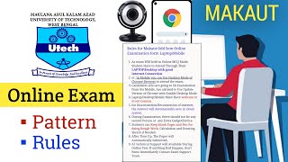 Makaut Odd Sem Online Exam Rules Process 🥳  Makaut Online Exam Giving Step by Step LaptopMobile [upl. by Obadiah]