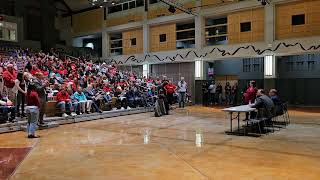 Edmonds School District Teachers Union Member Rips Microphone Out of Hand of Independent Media [upl. by Emirak336]