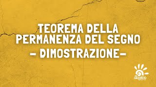 Teorema della permanenza del segno  dimostrazione [upl. by Oirretno]