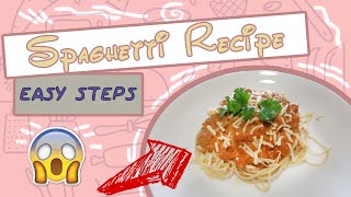 EASY Spaghetti Recipe  Filipino Style  Episode 1 [upl. by Amuwkuhc609]