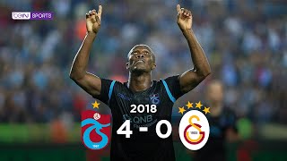 Trabzonspor 4  0 Galatasaray  Maç Özeti  201819 [upl. by Ahsieker]