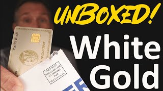 UNBOXED White Gold American Express Card 💳 Plus An Update on That Amex White Gold Bonus 💳 [upl. by Ewnihc]