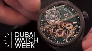 2023 Dubai Watch Week  Greubel Forsey Watches and Greubel Forsey Tourbillon Cardan [upl. by Yffub]