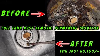 Ultimate Guide Fuel Tank Rust Removal Permanent Solution  English [upl. by Htidirem75]