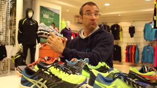 David Pochot Asics présente la gamme de chaussures running [upl. by Arimak236]