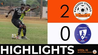 MATCH HIGHLIGHTS WEEK 10 KANSANSHI DYNAMOS VS CHIRUNDU UNITED [upl. by Calendra]