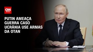 Putin ameaça guerra caso Ucrânia use armas da Otan  BASTIDORES CNN [upl. by Gombach]