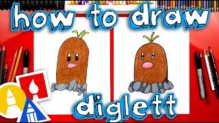 How To Draw Diglett From Pokemon [upl. by Arocat]