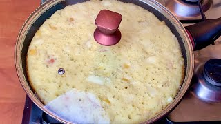 За 5 минут ЯБЛОЧНЫЙ ПИРОГ на сковороде который тает во рту Быстрый и Вкусный Завтрак [upl. by Leda]