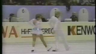 Torvill amp Dean GBR  1983 Worlds Free Dance British Broadcast Feed quotBarnumquot [upl. by Ebberta]