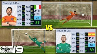 De Gea vs Buffon  Penalty Shootout  Dream League Soccer 19 [upl. by Azenav716]