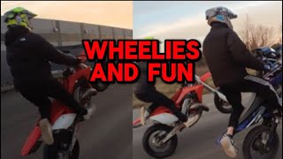 Wheelies and fun  gadesco 50224 [upl. by Ernestine]