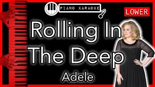 Rolling In The Deep LOWER 3  Adele  PK Instrumental [upl. by Kwarteng]