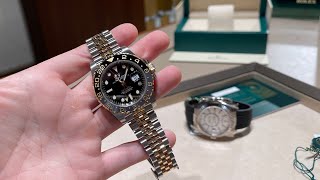 I bought a new Rolex  Buying unboxing amp review NEW GMT Master 2 126713GRNR GUINNESS [upl. by Styles552]