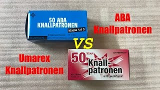 ABA Knallpatronen vs Umarex Knallpatronen  Vogelschreck Vergleich  15mm PyroKnallpatronen [upl. by Cox168]