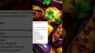 Potato and brinjal bainganAloo Baingan Curry  Potato Brinjal RecipeAloo Baingan Recipe byazwafood [upl. by Billi]