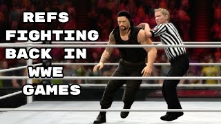 When Referees Fight Back In WWE Games [upl. by Asfah857]