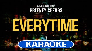 Everytime Karaoke  Britney Spears [upl. by Asiluy760]