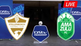 🔴 LIVE Stellenbosch vs AmaZulu  DSTV Premiership 2024  Match LIVE Now [upl. by Leoine723]