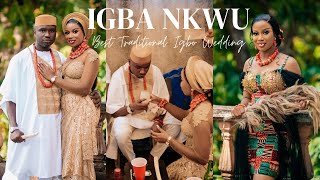 MY SISTER GOT MARRIED BEST IGBO TRADITIONAL WEDDING EVER IGBA NKWU [upl. by Elfstan]