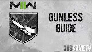 COD Modern Warfare 2 Gunless Trophy  Achievement Guide Finish Alone without firing a gun [upl. by Reuven]