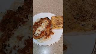 Chicken Parmesan and Garlic Bread [upl. by Reisfield]