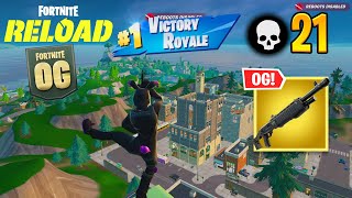 Fortnite Reload  High Kill Solo vs Duos OG Gameplay Keyboard amp Mouse [upl. by Wendel314]