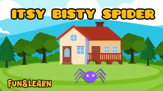 Itsy Bitsy Spider  cocomelon Nursery Rhymes Kid song  Fun amp Learn [upl. by Eiknarf]