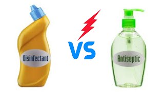 Difference between Disinfectants and Antiseptics  Disinfectants Vs Antiseptics [upl. by Dahaf]