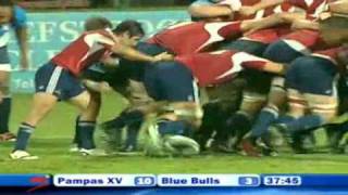 Pampas XV vs Blue Bulls 2722  Vodacom Cup 2011 [upl. by Stanway]