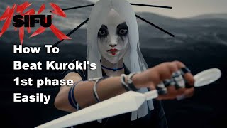 How to beat Boss 3 first part Kuroki phase 1 Museum Boss in SIFU EASY [upl. by Alegnad]