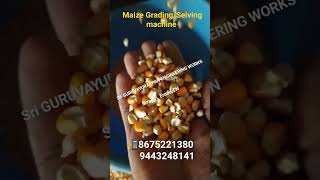 Maize Grading machine corn maize seiving machine double grading Flour mill Machinery Shaker machine [upl. by Adelaide320]